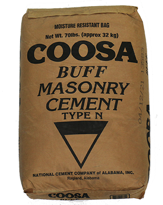 Coosa Type N Buff Mortar Mix - Masonry Tools & Supplies